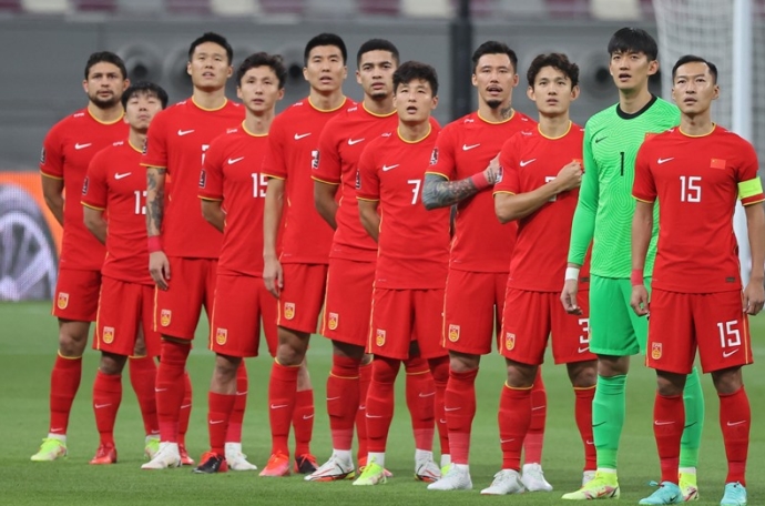 中国男足在2022年世界杯预选赛中取得胜利